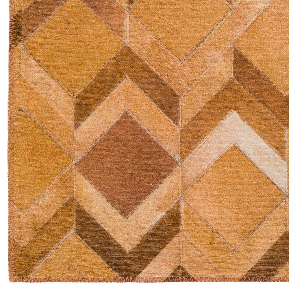 Laredo Brown Animal Patchwork 2'3" x 7'6" Runner Rug Brown ALR35