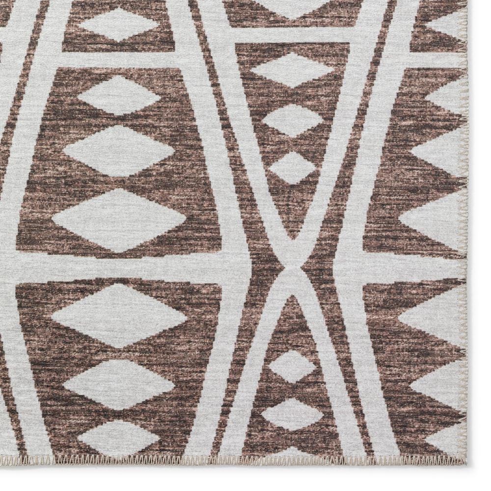 Yuma Brown Southwestern Southwest 2'3" x 7'6" Runner Rug Brown AYU36