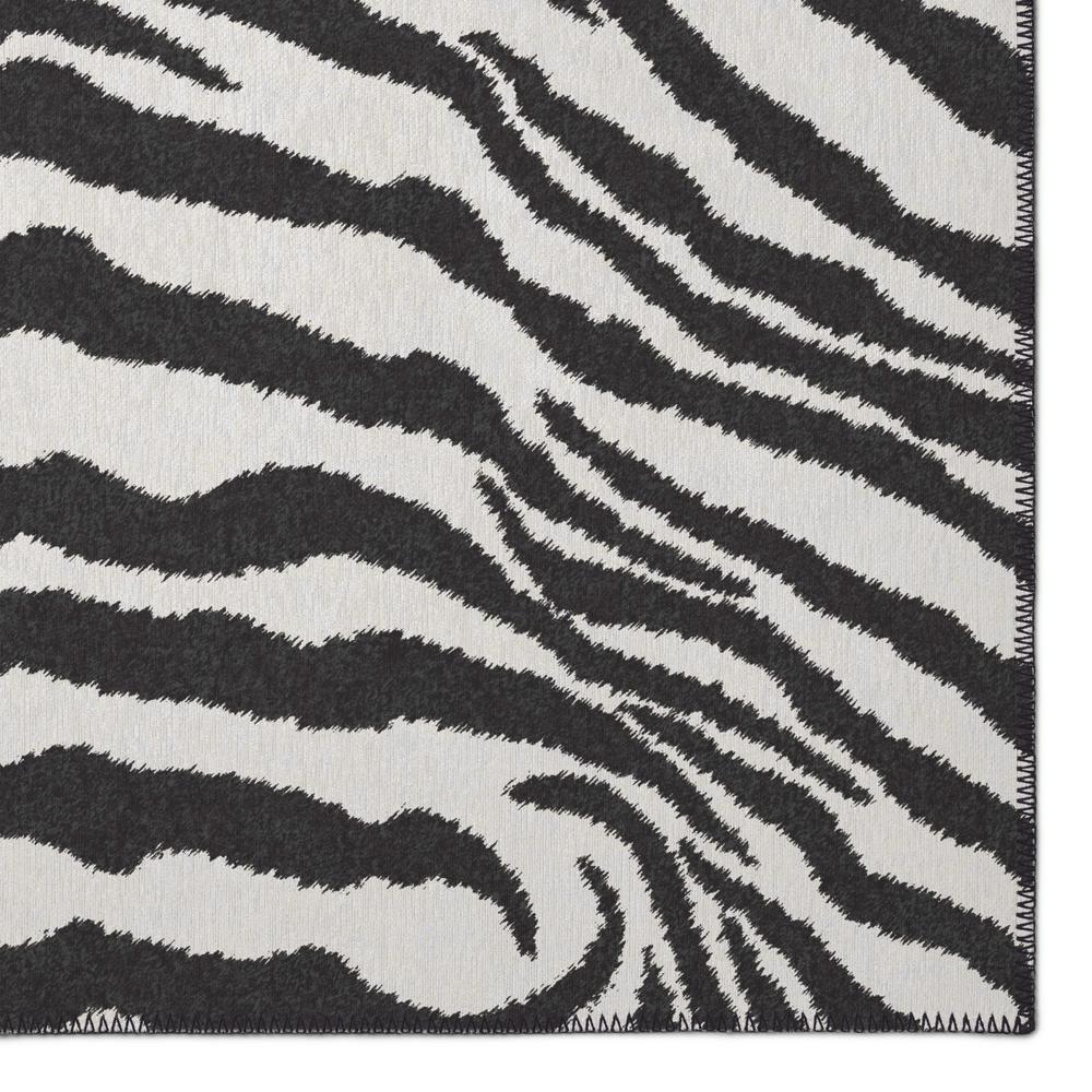 Safari Pearl Animal Animal Print 2'3" x 7'6" Runner Rug Pearl ASF31