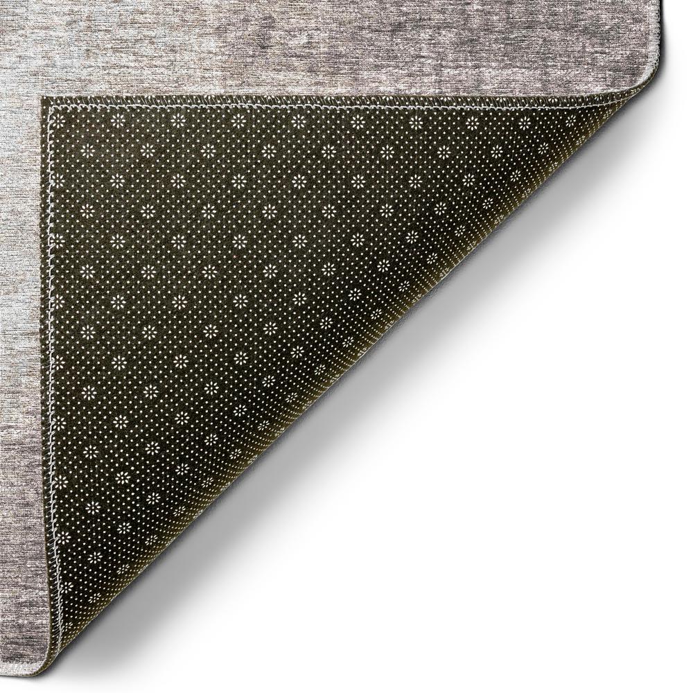 Rylee Mocha Transitional Abstract 2'3" x 7'6" Runner Rug Mocha ARY31