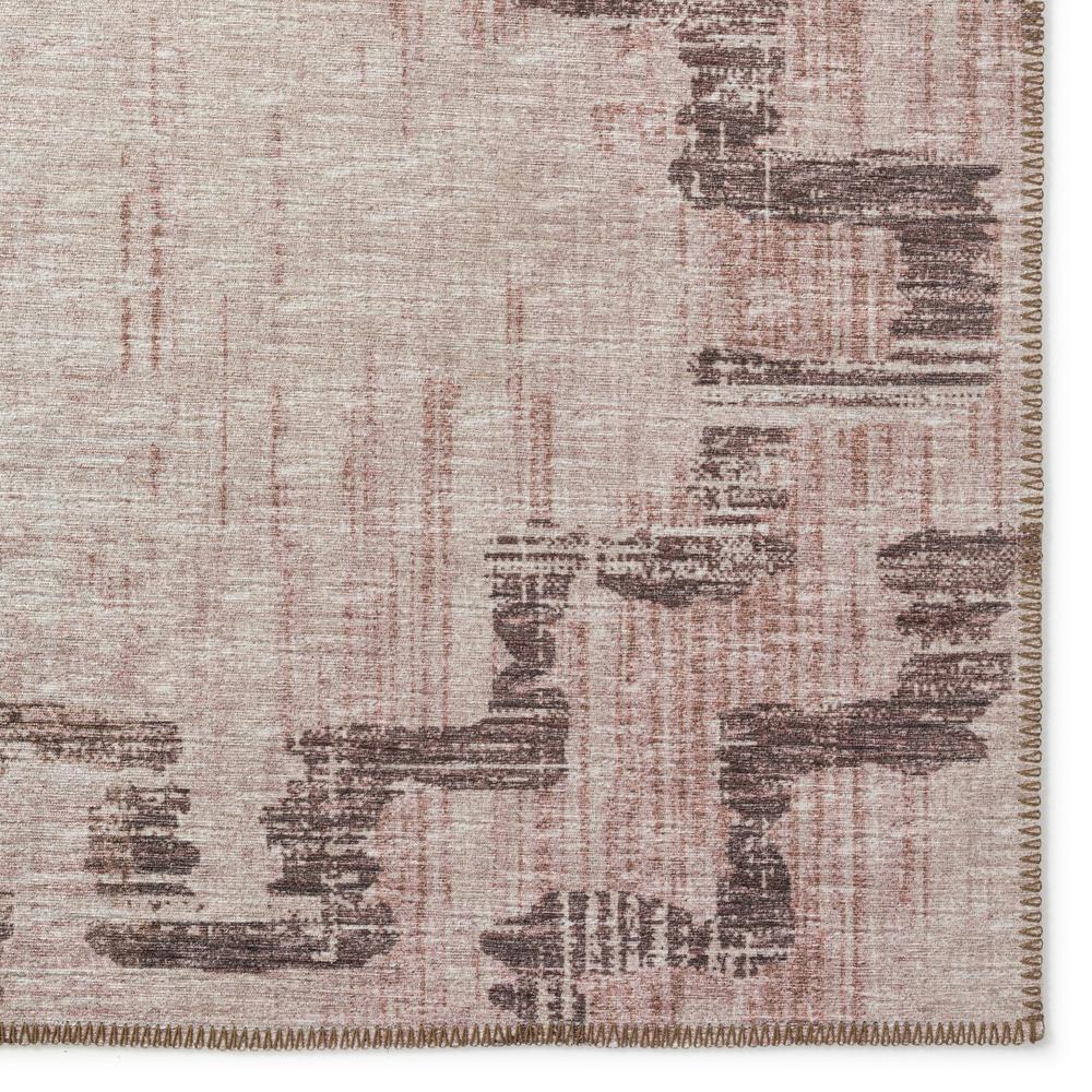 Yuma Mocha Transitional Trellis 2'3" x 7'6" Runner Rug Mocha AYU45
