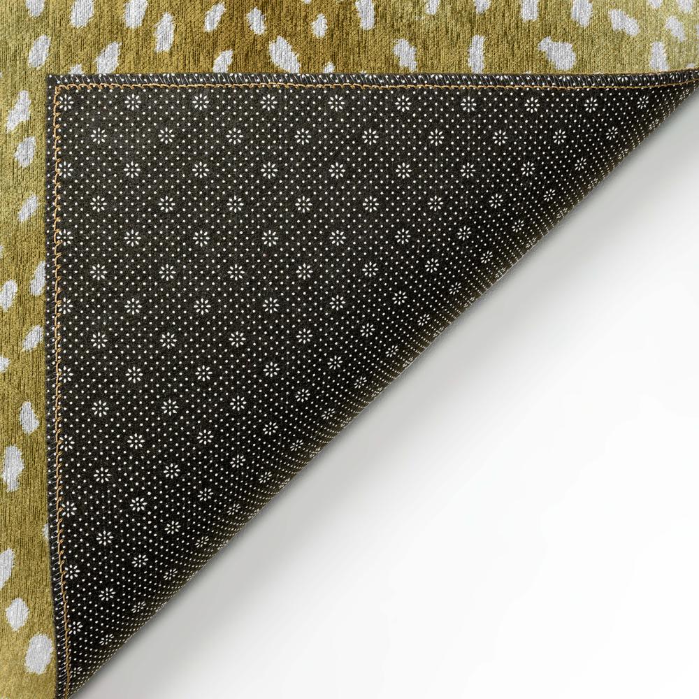 Safari Gilded Animal Animal Print 2'3" x 7'6" Runner Rug Gilded ASF33