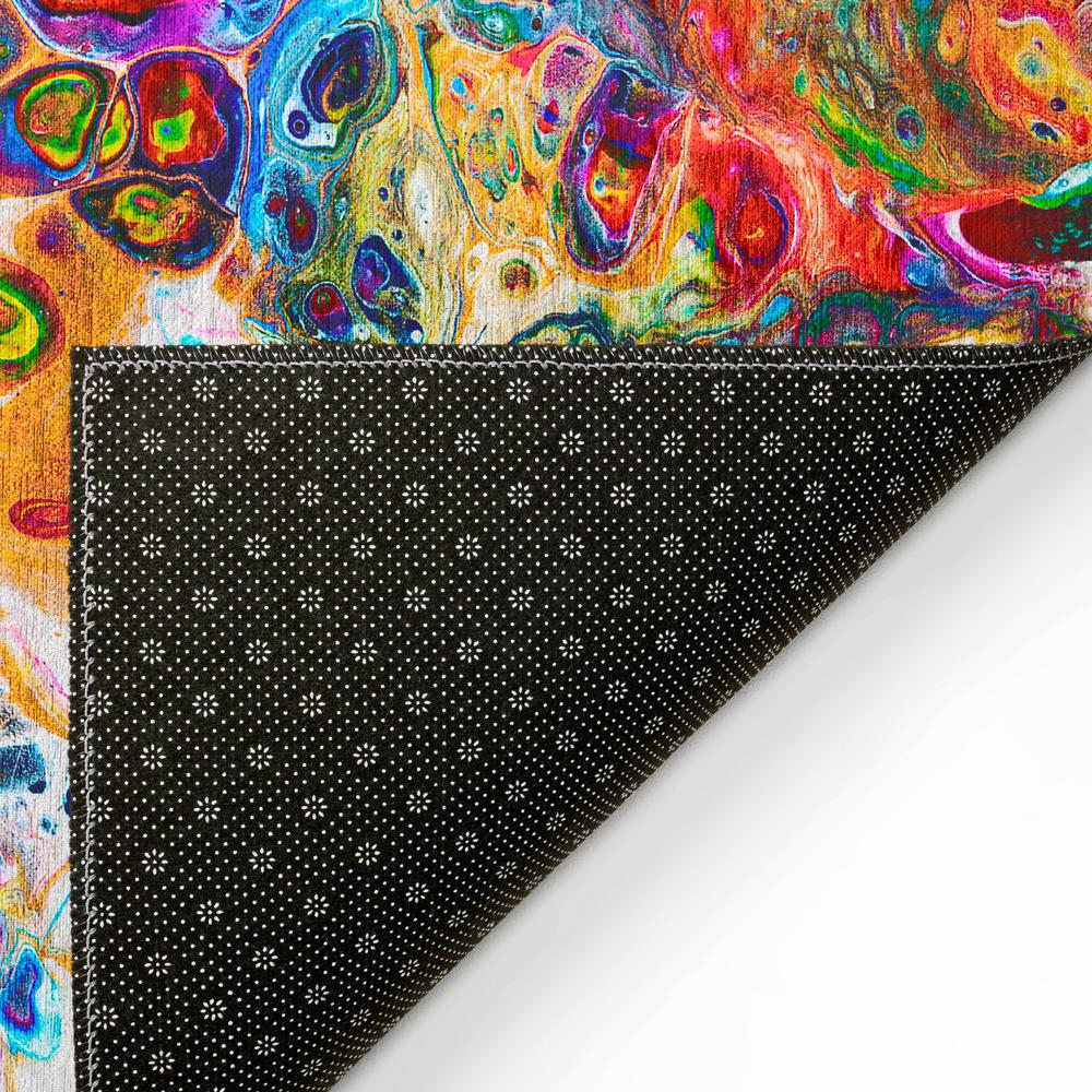 Karina Kaleidoscope Modern Abstract 2'3" x 7'6" Runner Rug Kaleidoscope AKC31