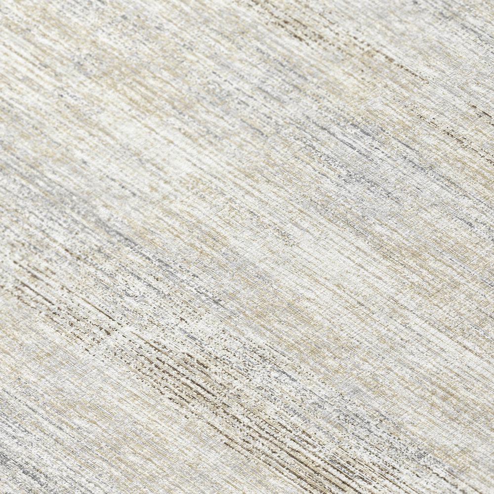 Marston Beige Transitional Striped 2'3" x 7'6" Runner Rug Beige AMA31