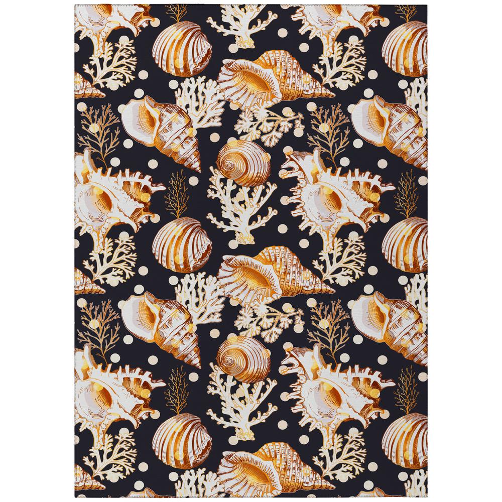 Indoor/Outdoor Surfside ASR36 Midnight Washable 3' x 5' Rug