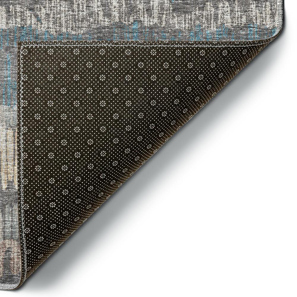 Rylee Gray Transitional Striped 2'3" x 7'6" Runner Rug Gray ARY34