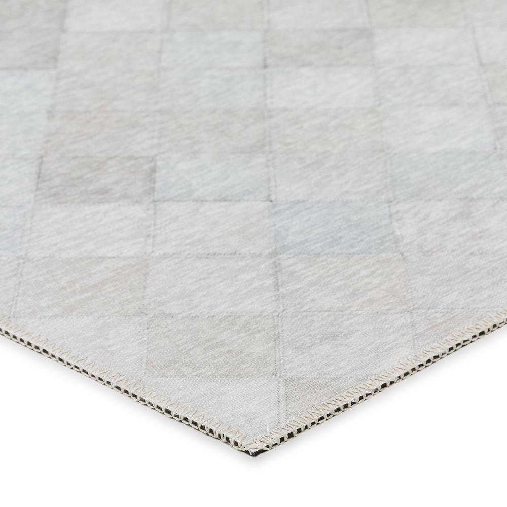 Laredo Ivory Animal Patchwork 2'3" x 7'6" Runner Rug Ivory ALR32