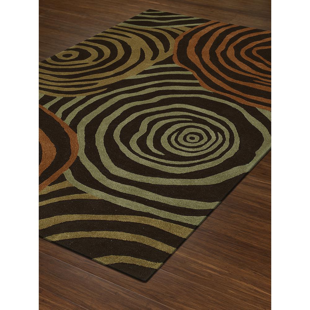 Zenith 12 Brown 9'X13', Area Rug