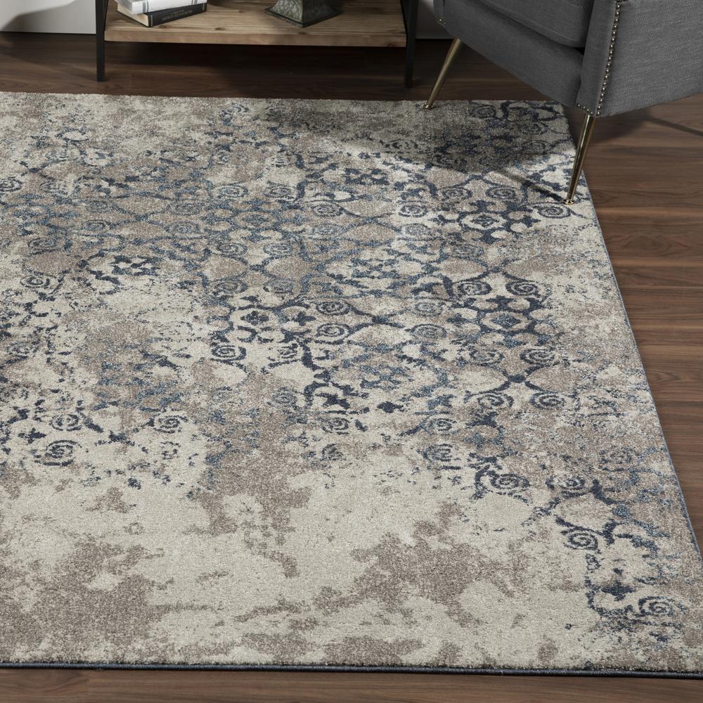 Wellington 38 Navy 5'3"X7'7", Area Rug