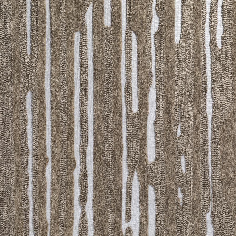 Addison Dazzle Modern Hand Spun Latte Wool and Metallic 2’3" x 7’6" Runner Rug