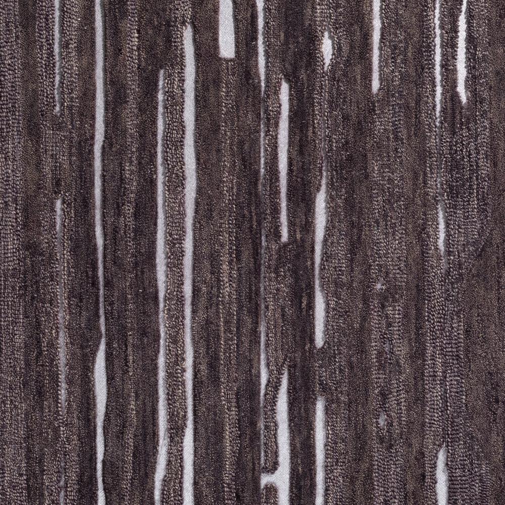 Addison Dazzle Modern Hand Spun Eggplant Wool and Metallic 2’3" x 7’6" Runner Rug
