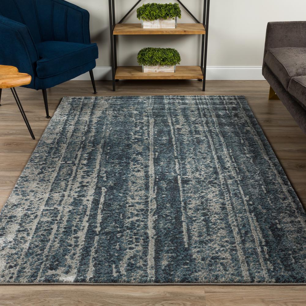 Atlas 31 Blue 7'10"X10'7", Area Rug