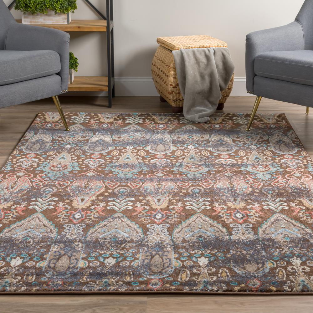 Thurston 46 Brown 5'3"X7'7", Area Rug