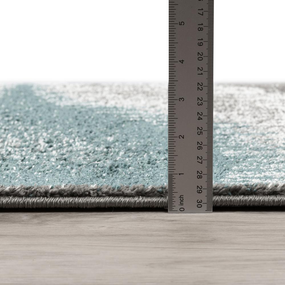 Platinum 33 Peacock 5'3"X7'7", Area Rug