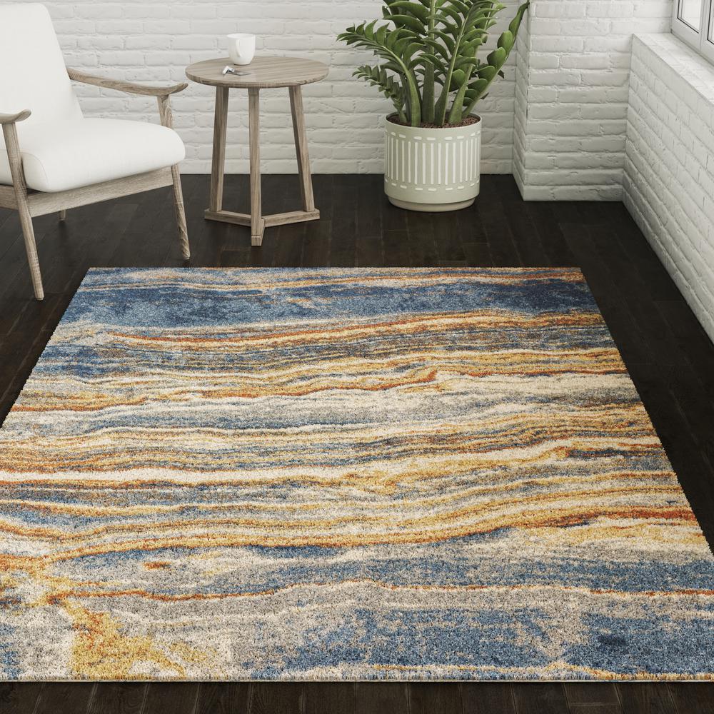 Barkley ABK42BL5X7 Multi-color, Area Rug