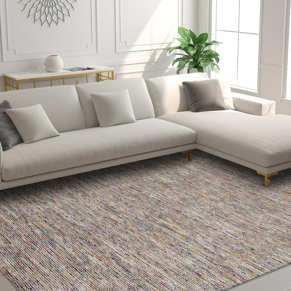 Addison Villager Active Solid Multi 5' x 7'6" Area Rug
