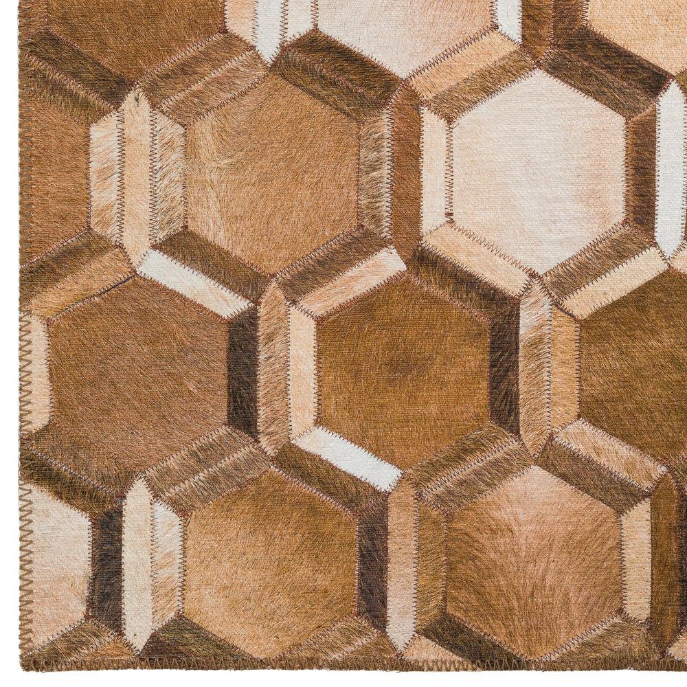 Laredo Brown Animal Patchwork 10' x 14' Area Rug Brown ALR31