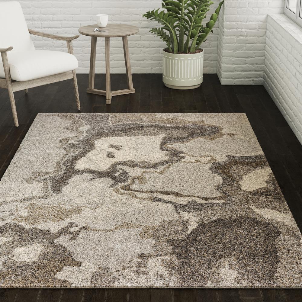 Barkley ABK37FO5X7 Beige, Area Rug
