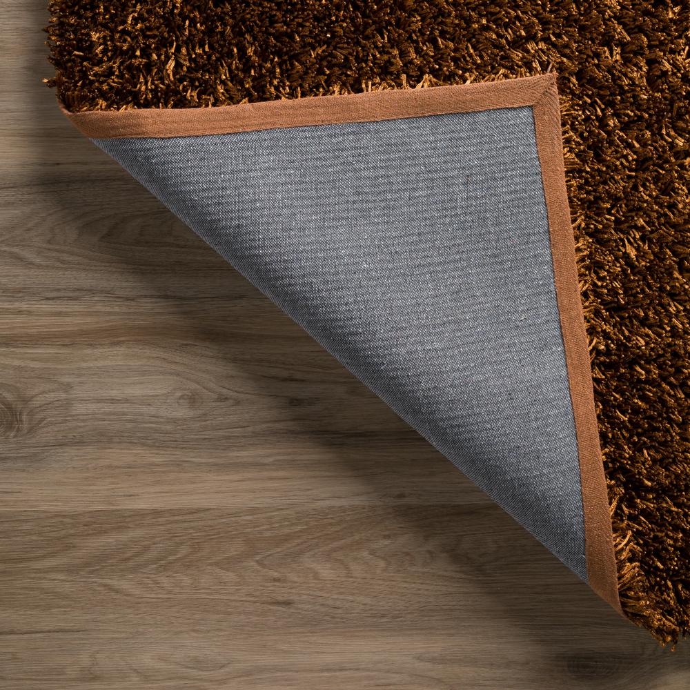 Addison Ojai Solid Shag Brown 2’3" x 7'6" Runner Rug