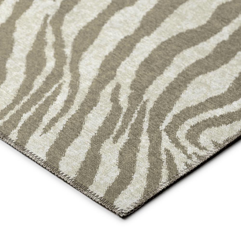 Safari Taupe Animal Animal Print 10' x 14' Area Rug Taupe ASF31