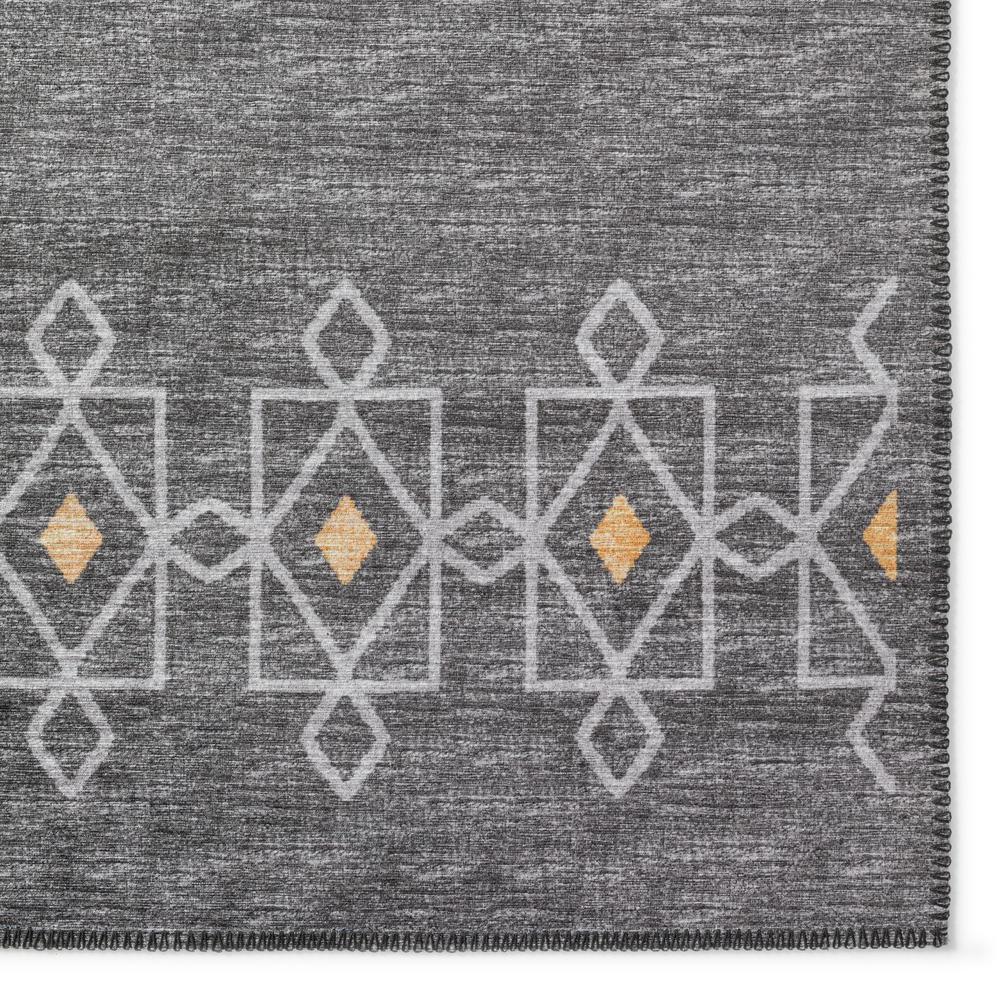 Yuma Gray Transitional Southwest 10' x 14' Area Rug Gray AYU33