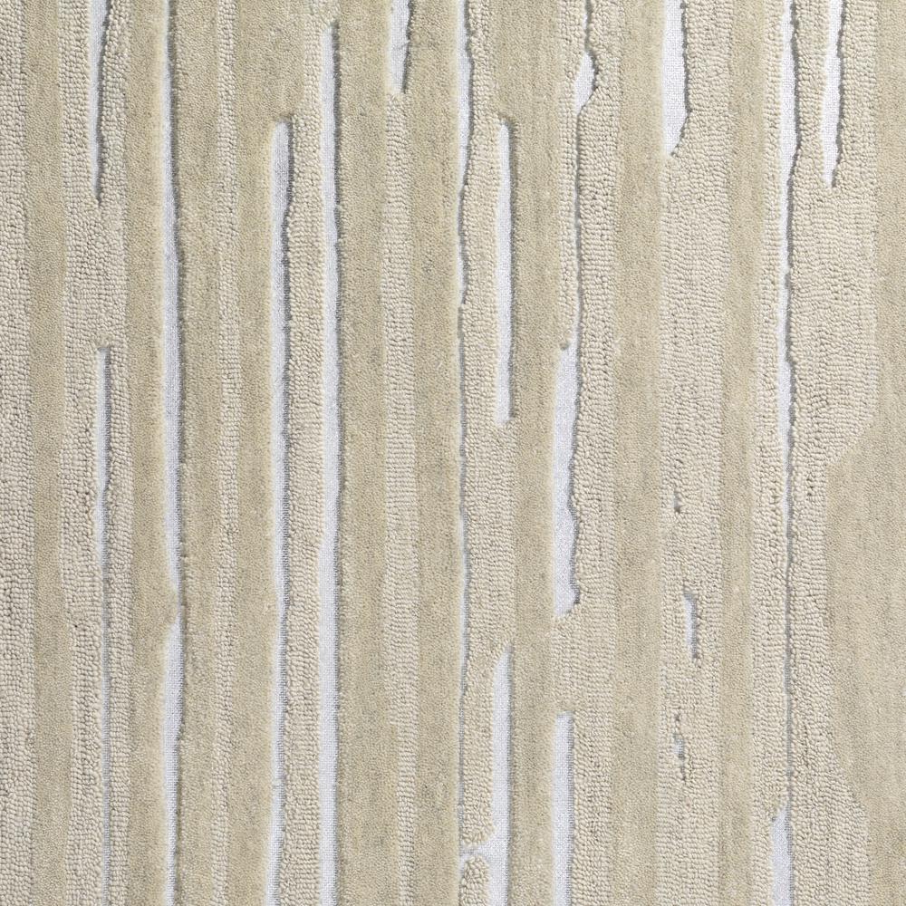 Addison Dazzle Modern Hand Spun Champagne Wool and Metallic 2’3" x 7’6" Runner Rug