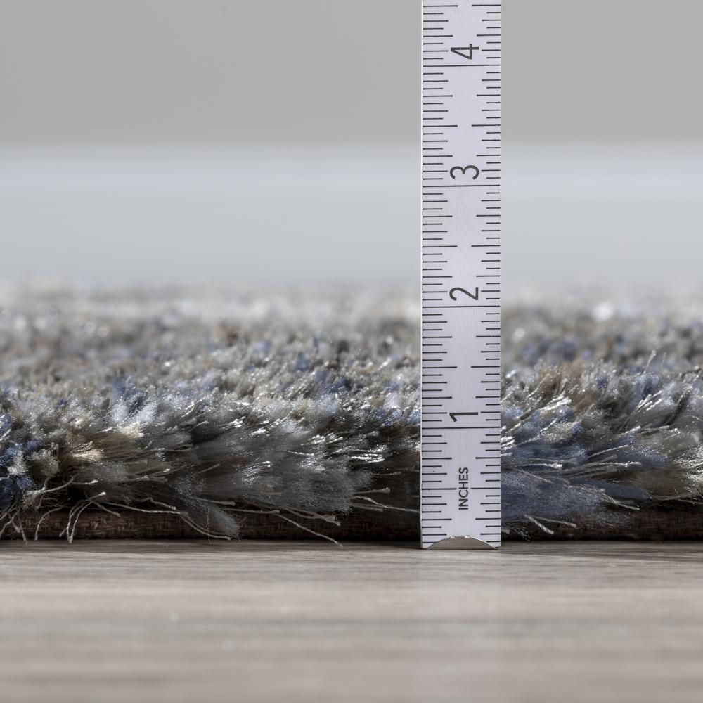 Addison Retreat Casual Multi-tonal Khaki 2’3" x 7'6" Shag Runner Rug