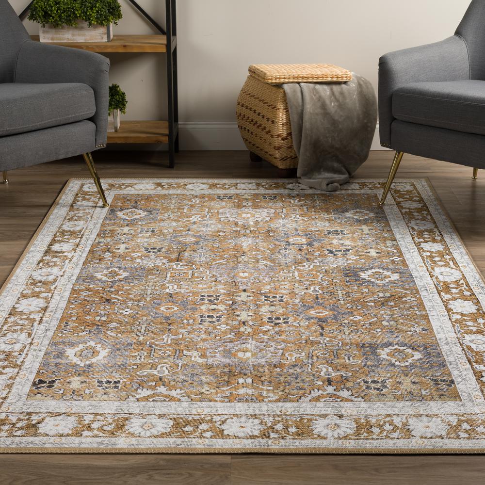 Kensington AKE39GI5X8 Brown, Area Rug