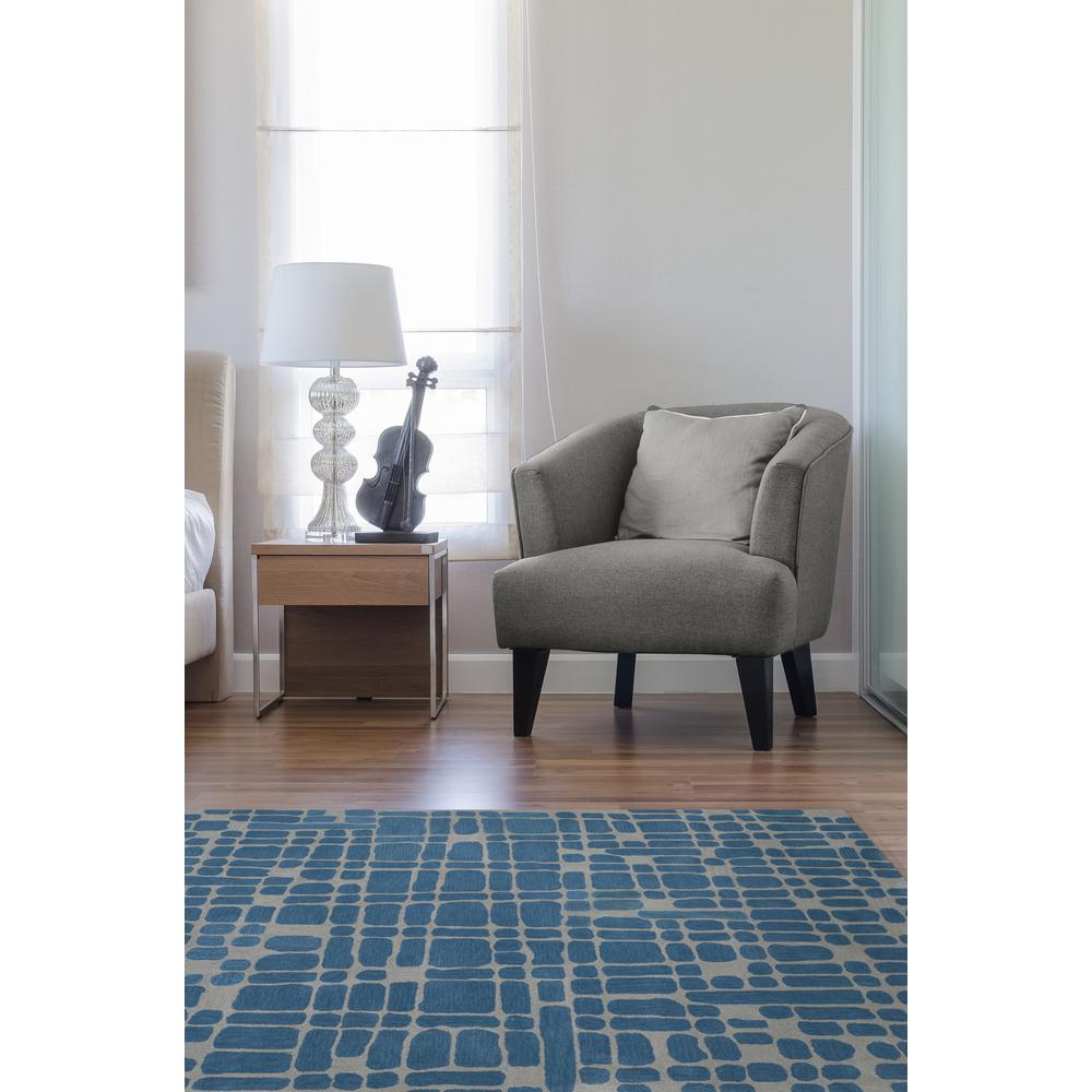 Taylor 11 Blue 3'6"X5'6", Area Rug