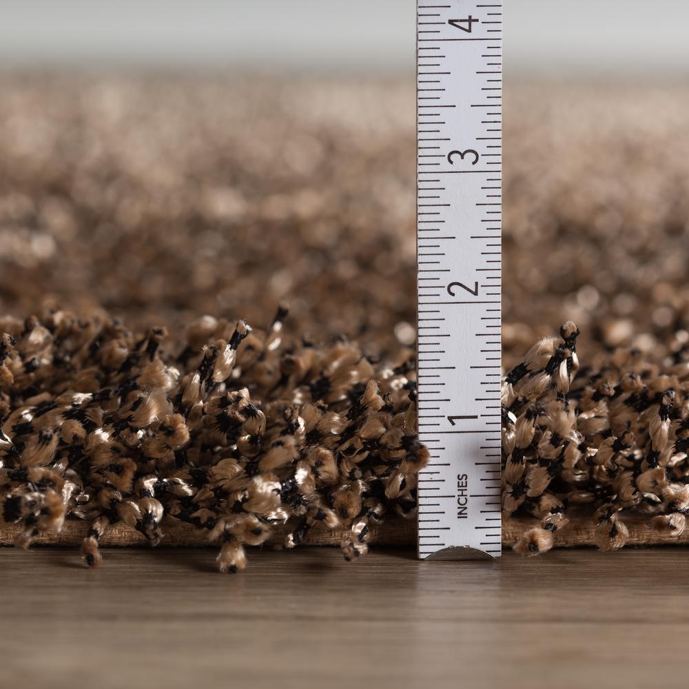 Addison Sommer Solid Mushroom Balloon Shag 2' x 3'  Accent Rug