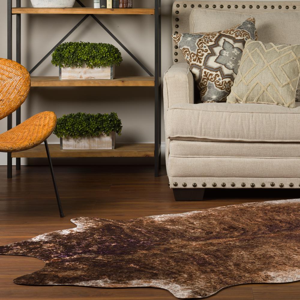 Cheyenne ACH38CH5X8 Brown, Area Rug