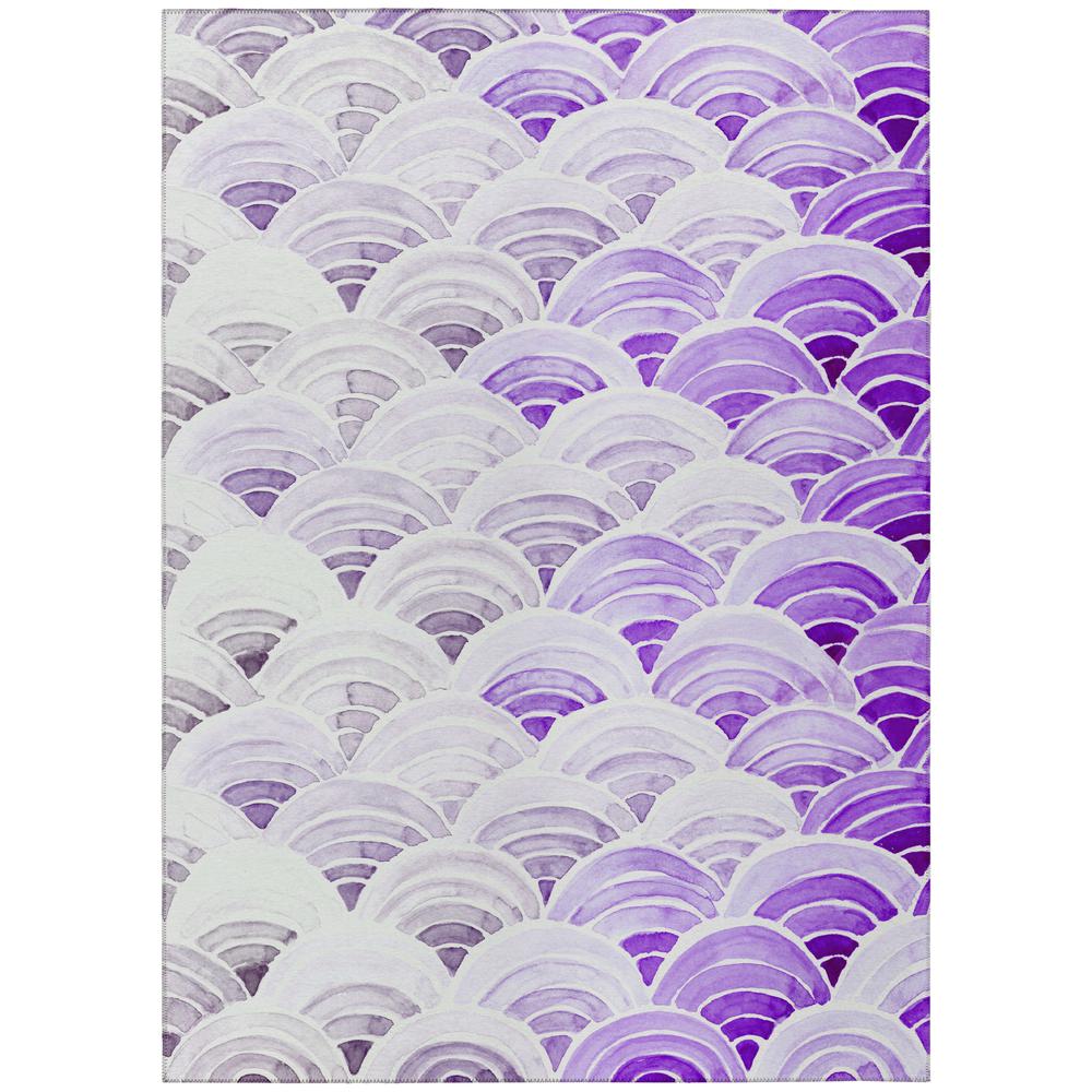 Indoor/Outdoor Surfside ASR35 Purple Washable 5' x 7'6" Rug