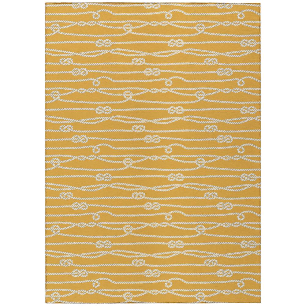 Indoor/Outdoor Harpswell AHP37 Gilded Washable 5' x 7'6" Rug