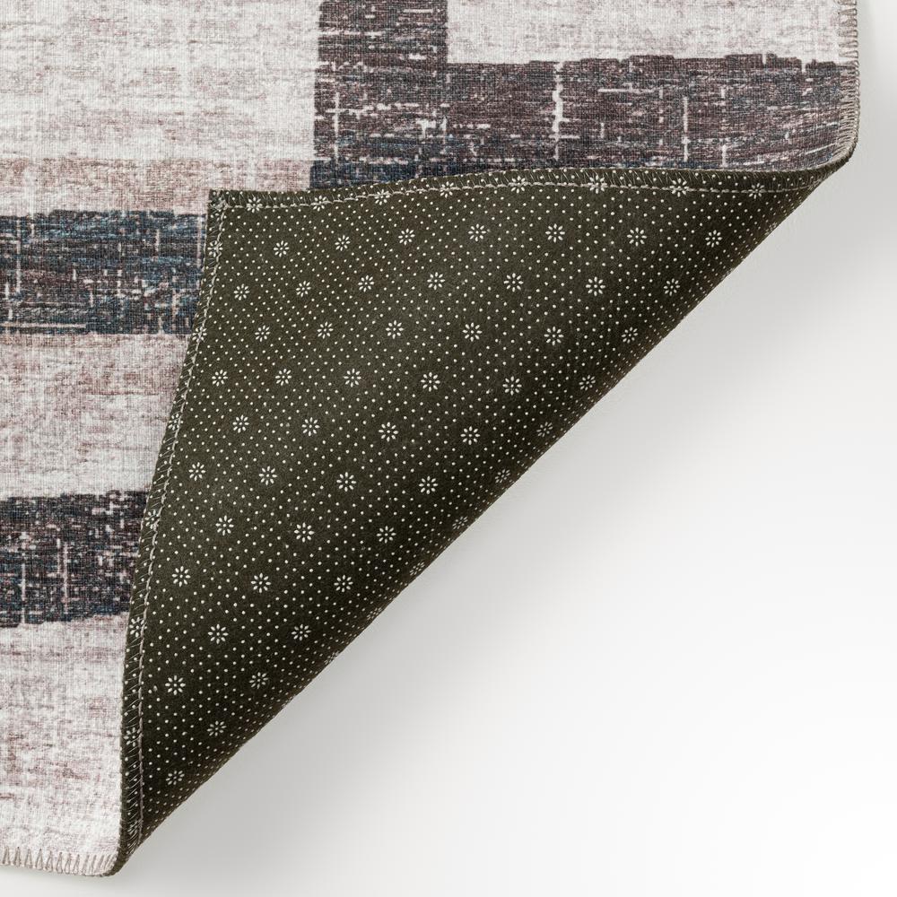 Yuma Gray Contemporary Geometric 10' x 14' Area Rug Gray AYU34