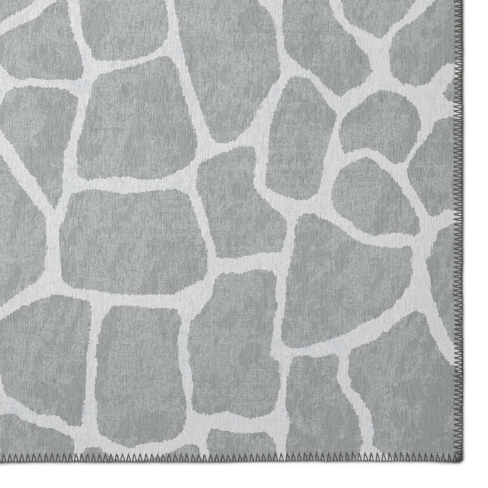 Safari Grey Animal Animal Print 10' x 14' Area Rug Grey ASF34