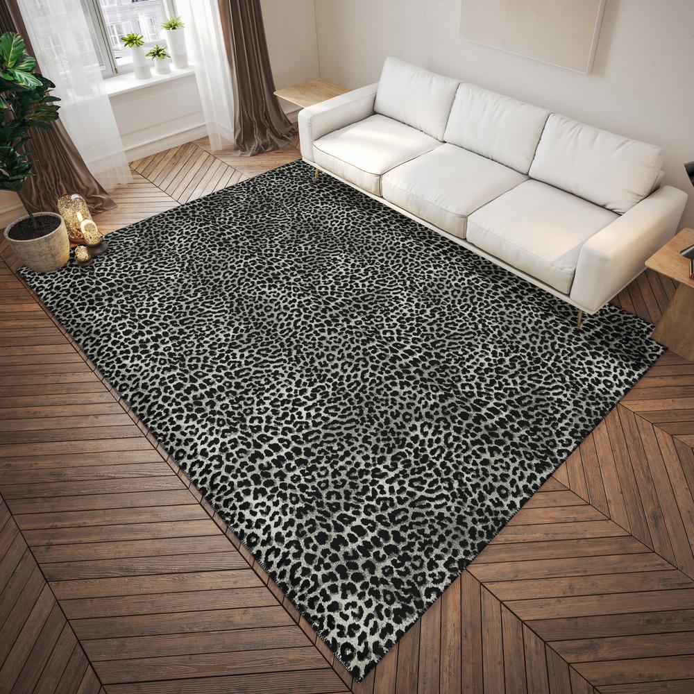 Safari Shadow Animal Animal Print 3' x 5' Area Rug Shadow ASF32