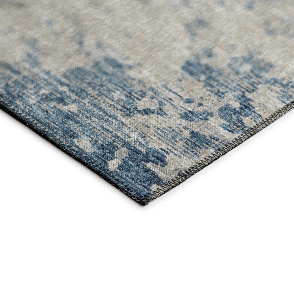 Indoor/Outdoor Accord AAC35 Blue Washable 2'3" x 7'6" Runner Rug