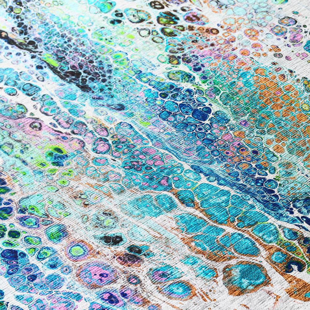 Karina Mermaid Modern Abstract 10' x 14' Area Rug Mermaid AKC50