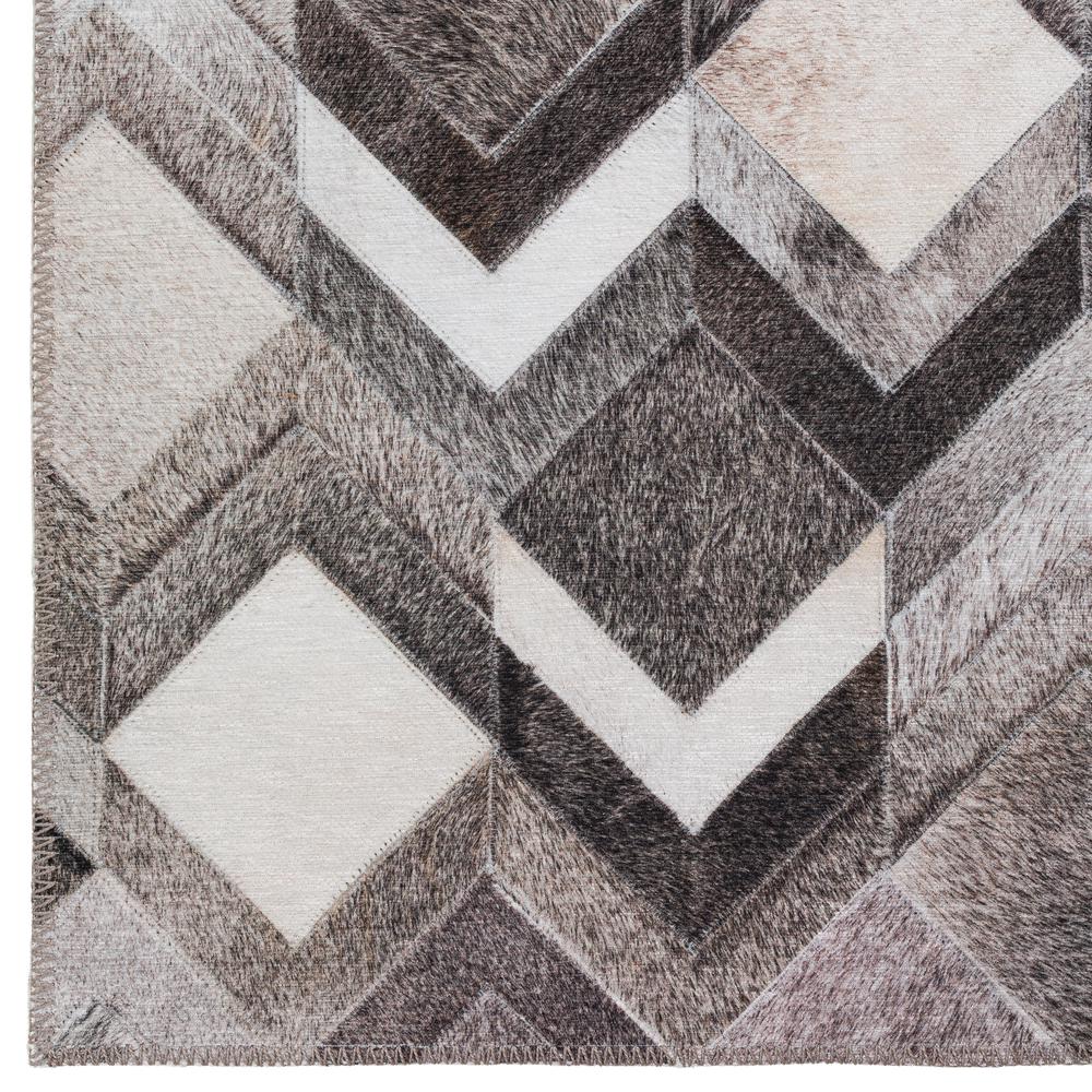 Laredo Gray Animal Patchwork 10' x 14' Area Rug Gray ALR35