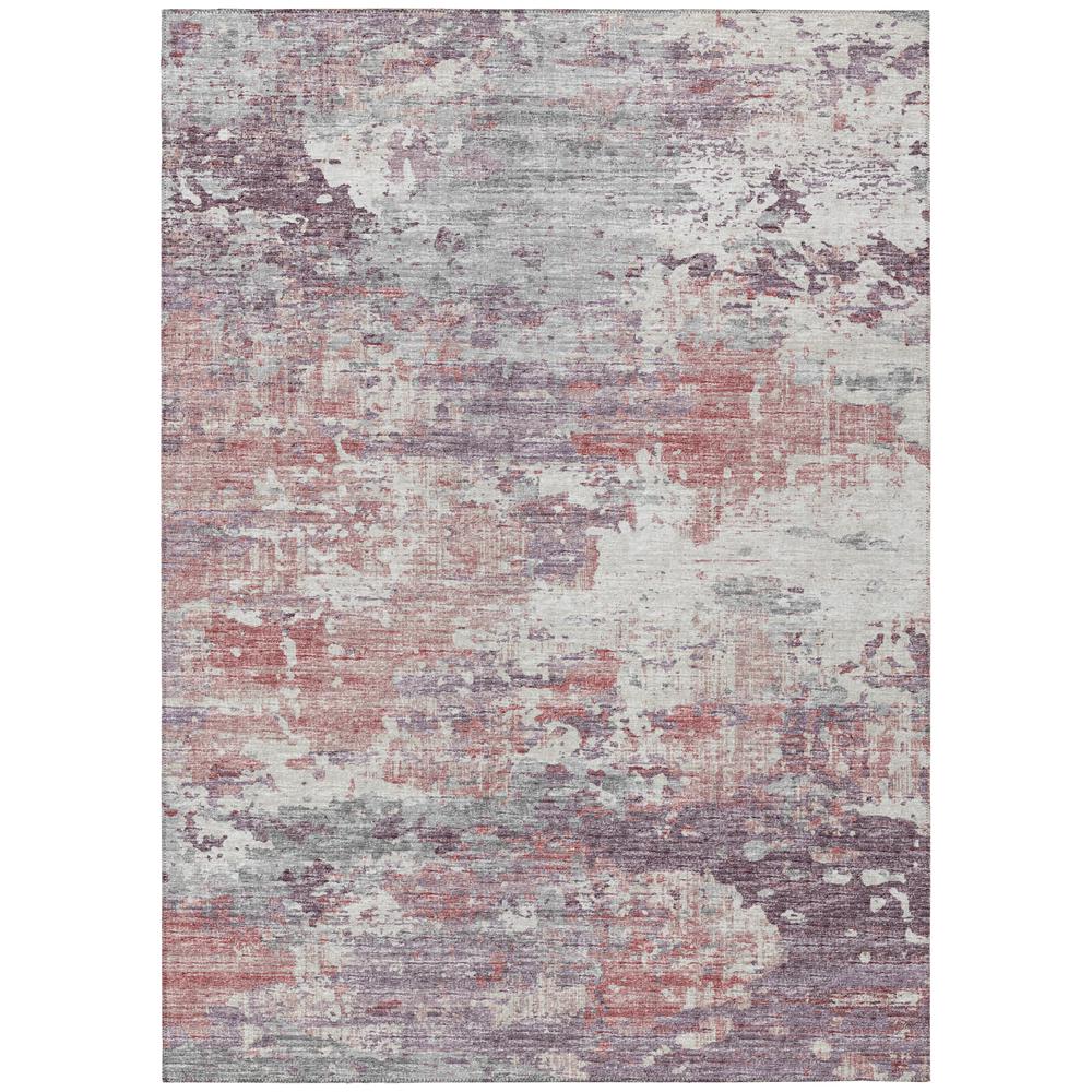 Indoor/Outdoor Accord AAC34 Pink Washable 5' x 7'6" Rug