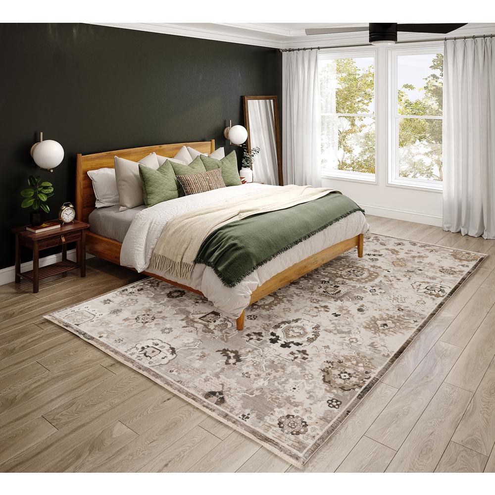 Nelson ANE35 Gray 7'10" x 10' Rug