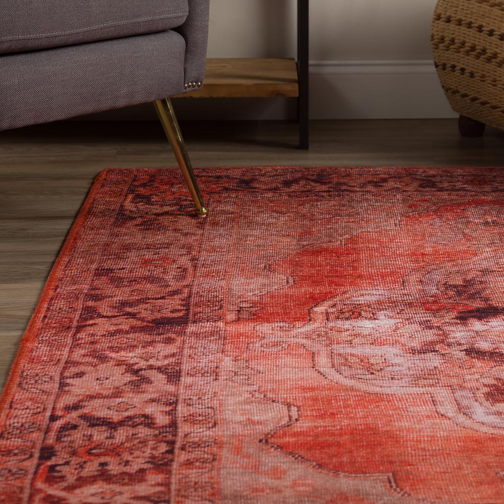 Kensington AKE36PA9X13 Red, Area Rug