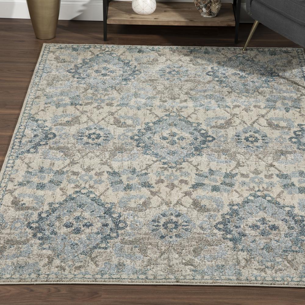 Wellington 37 Blue 9'6"X13'2", Area Rug