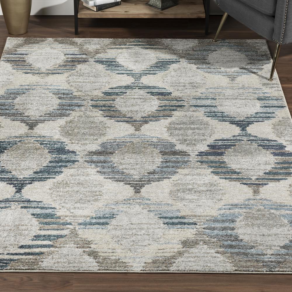 Wellington 35 Blue 7'10"X10'7", Area Rug