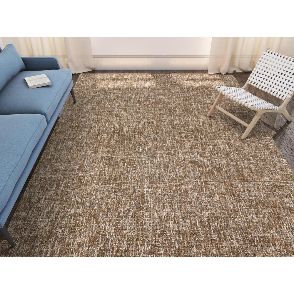 Addison Winslow Active Solid Brown 8' x 10' Area Rug