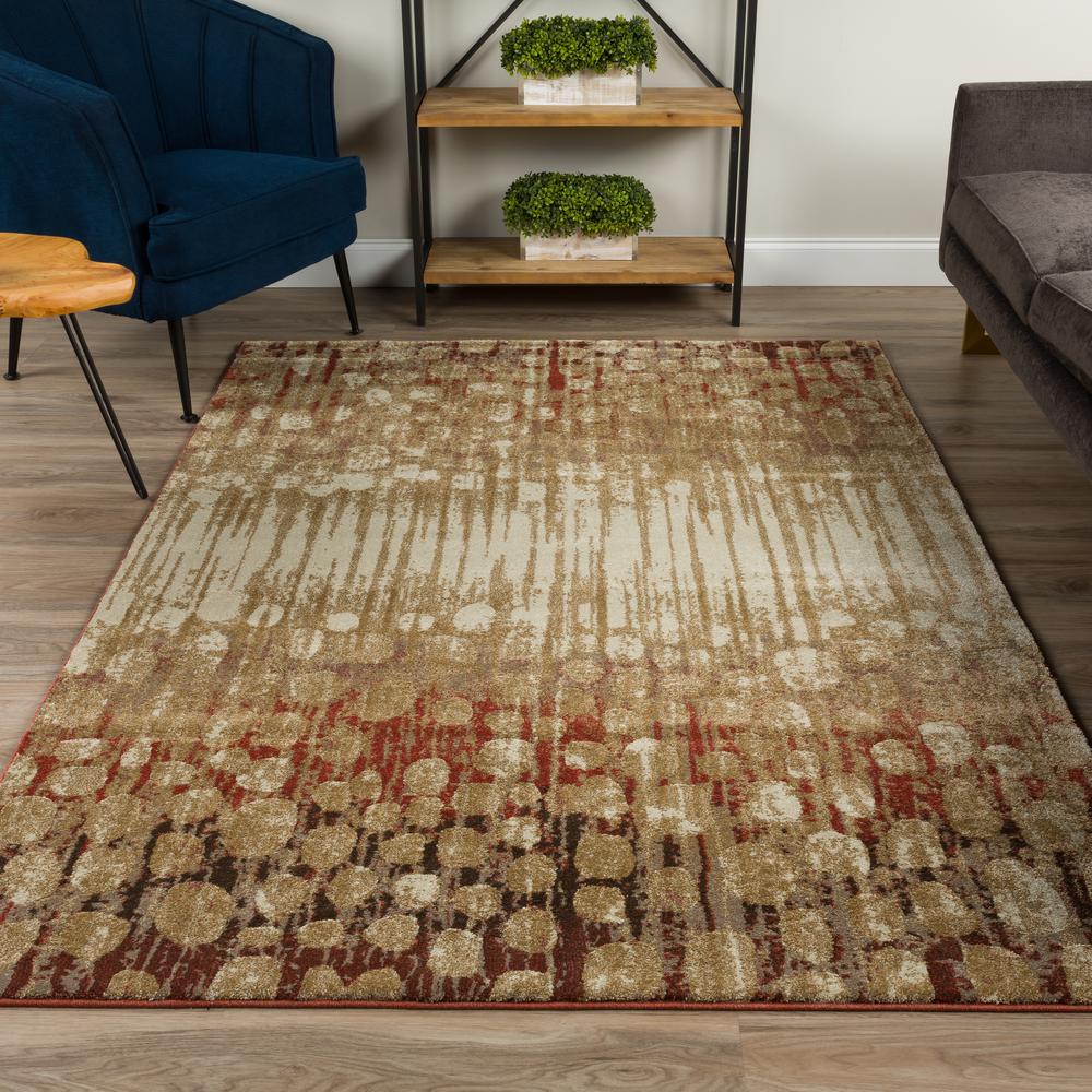 Atlas 33 Brown 7'10"X10'7", Area Rug