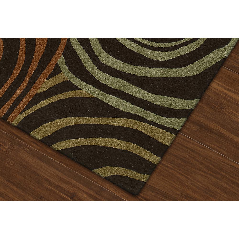 Zenith 12 Brown 5'X7'6", Area Rug