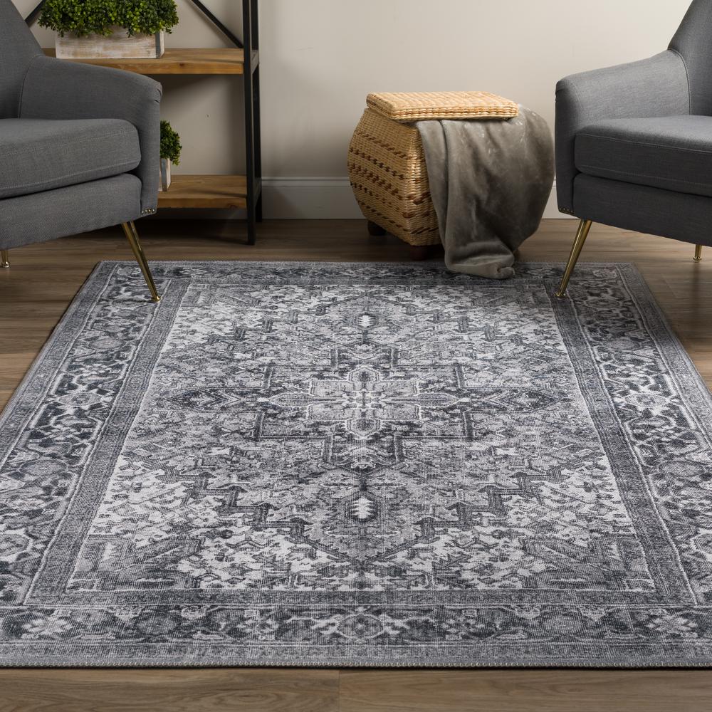 Kensington AKE38GY8X10 Gray, Area Rug