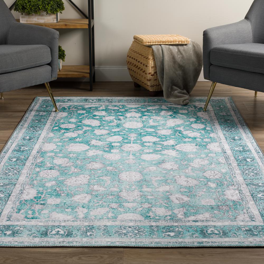 Kensington AKE37TE8X10 Blue, Area Rug