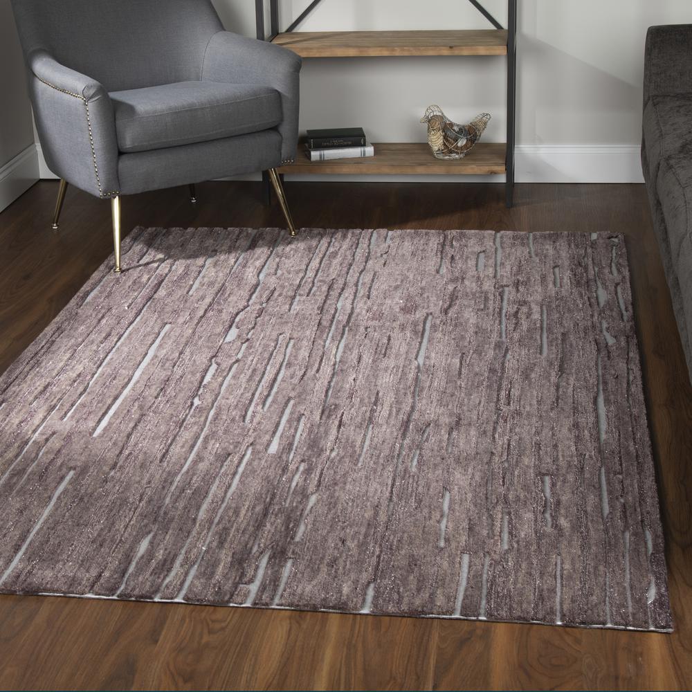 Dazzle 32 Eggplant 8'X10', Area Rug